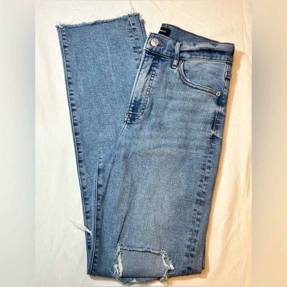 Express modern straight super high rise jeans size 2 - Picture 9 of 9